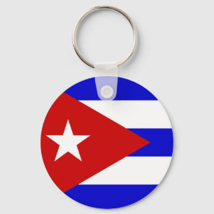 Cuban Flag Key Ring