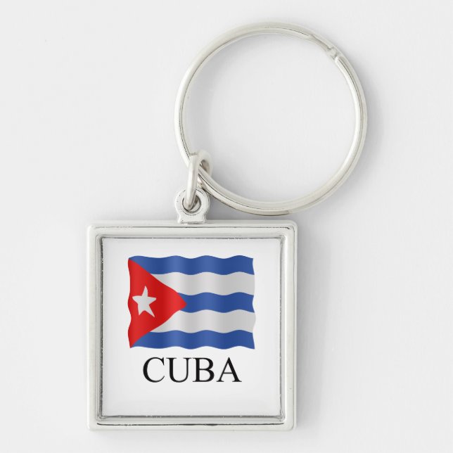Cuban flag key ring (Front)