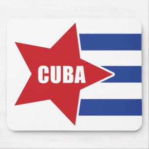 Cuban flag Mousepad