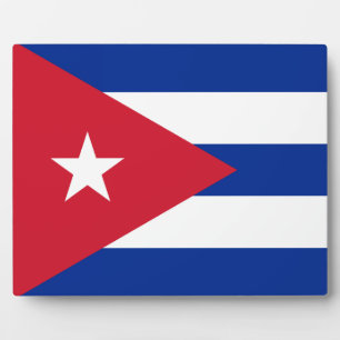 Cuban Flag Plaque