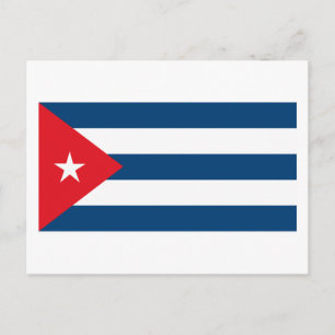 Cuban Flag Postcard
