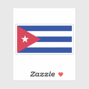 Cuban Flag Sticker