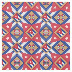 Cuban Flag & Trendy Cuba Fabric fashion GLD