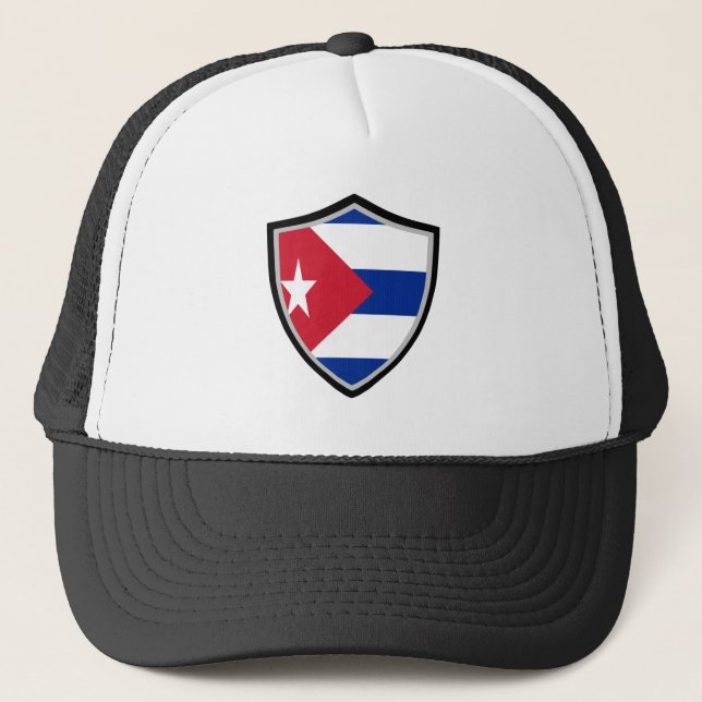 Cuban flag trucker hat (Front)