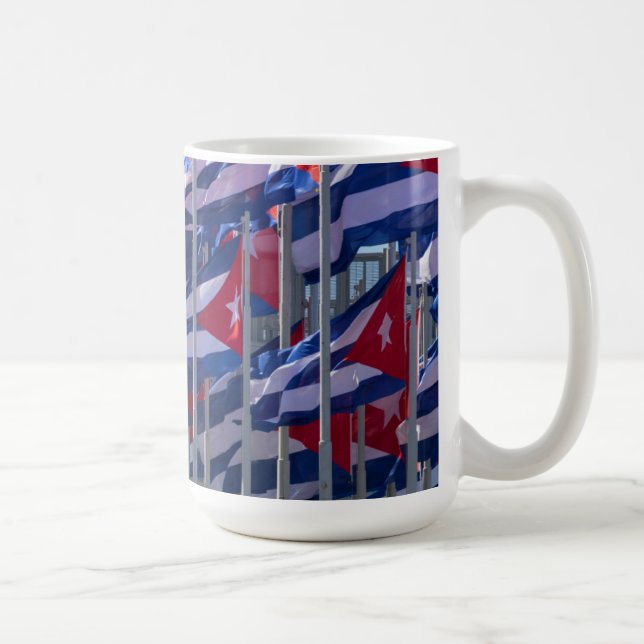 Cuban flags, Havana, Cuba Coffee Mug (Right)