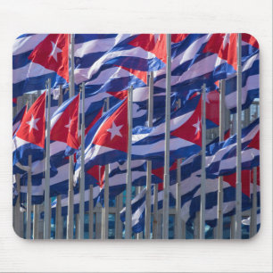 Cuban flags, Havana, Cuba Mouse Pad