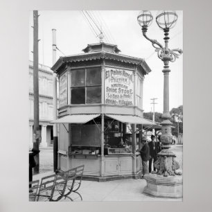Cuban Kiosk, 1904 Poster
