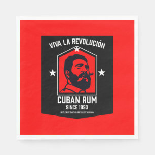 Cuban Libre Rum Drinkers Revolution  Napkin