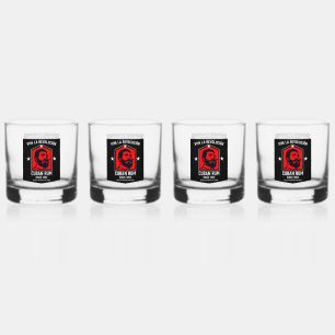 Cuban Libre Rum Drinkers Revolution Whiskey Glass