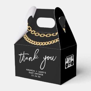 Cuban Link Gold Chain Hip Hop Favour Favour Box