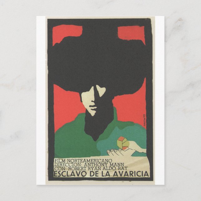 Cuban Movie Poster Cuban Film Poster Post Print Postcard (Front)