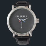 Cuban phrases watch<br><div class="desc">Designed for those who wear Cuban soul on their skin. This accessory is not just worn… it's shouted. Perfect for gifting to a friend,  for daily wear,  to identify with Cuba,  or simply to say: “I am Cuban”. It doesn't just mark time,  it marks your identity.</div>