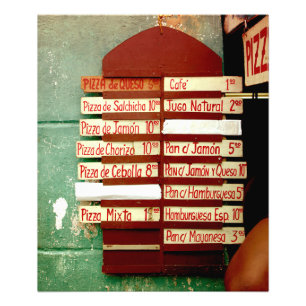 Cuban Pizza Shop   Print