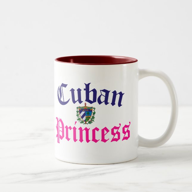 Cuban Princess 2 Two-Tone Coffee Mug (Right)