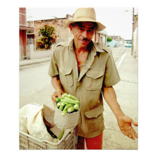 Cuban Quimbombo Man   Print