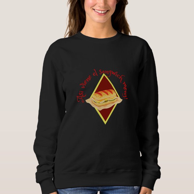 Cuban Sandwich Caveat Light Background Edition Sweatshirt (Front)