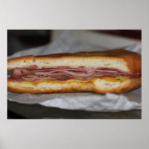 Cuban Sandwich on Canvas Print
