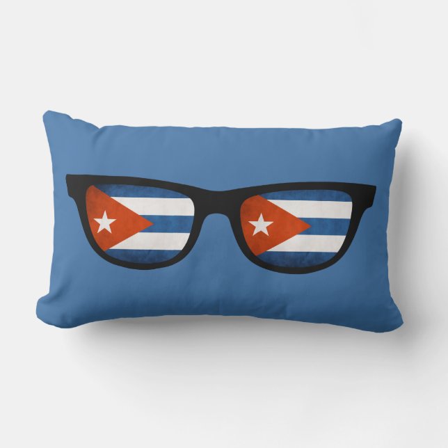Cuban Shades custom throw pillows (Front)