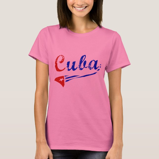 Cuban shirt with cuban flag (Front)