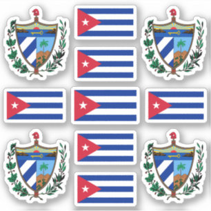 Cuban state symbols / coat of arms and flag