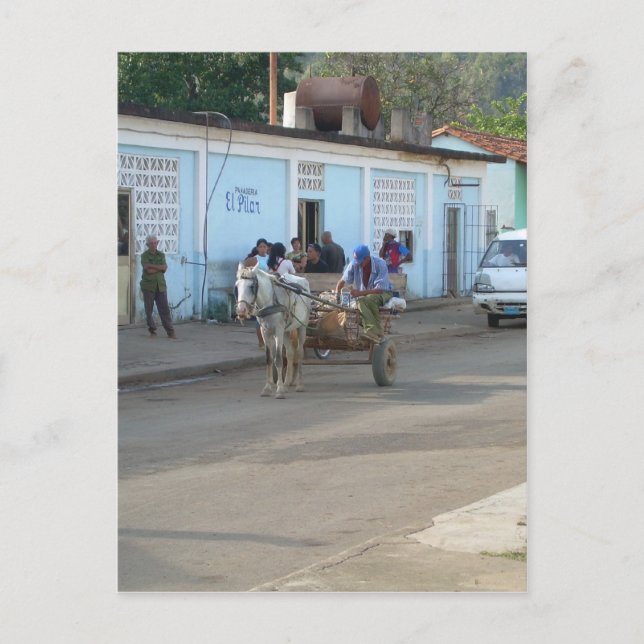 Cuban Street Life Postcard (Front)