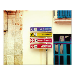 Cuban Street Signs   Print
