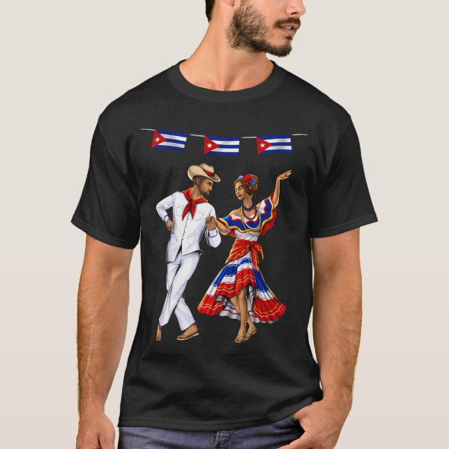 Cuban Traditional Dance T-Shirt (Front)