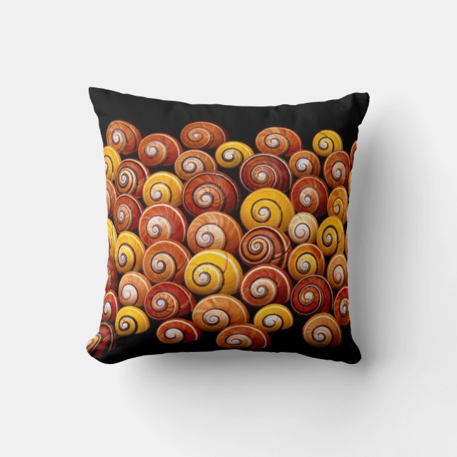 Cuban Tree Snails Cushion (Front)