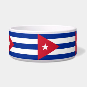 Cubanese Flag Pet Bowl