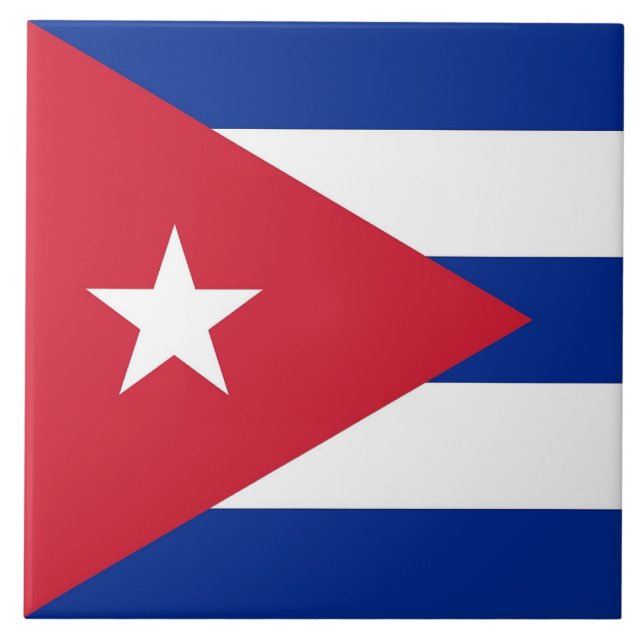 Cubanese Flag Tile (Front)
