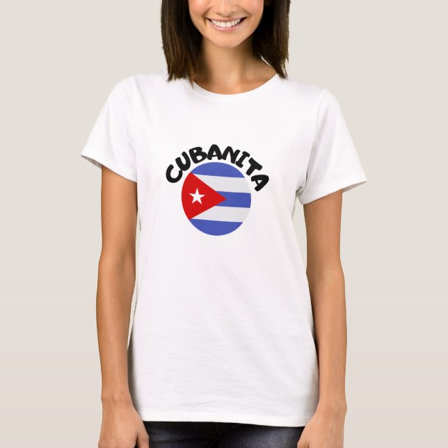 Cubanita Cuban Girl T-Shirt (Front)