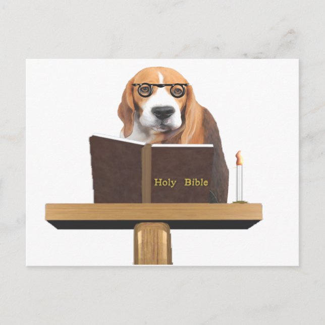 Cubby The Preacher Postcard (Front)