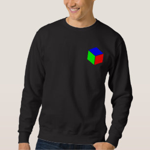 Cube - Blue, Green and Red Sweatshirt