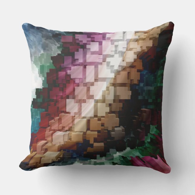 Cube Centric Dark Wind Cushion (Front)