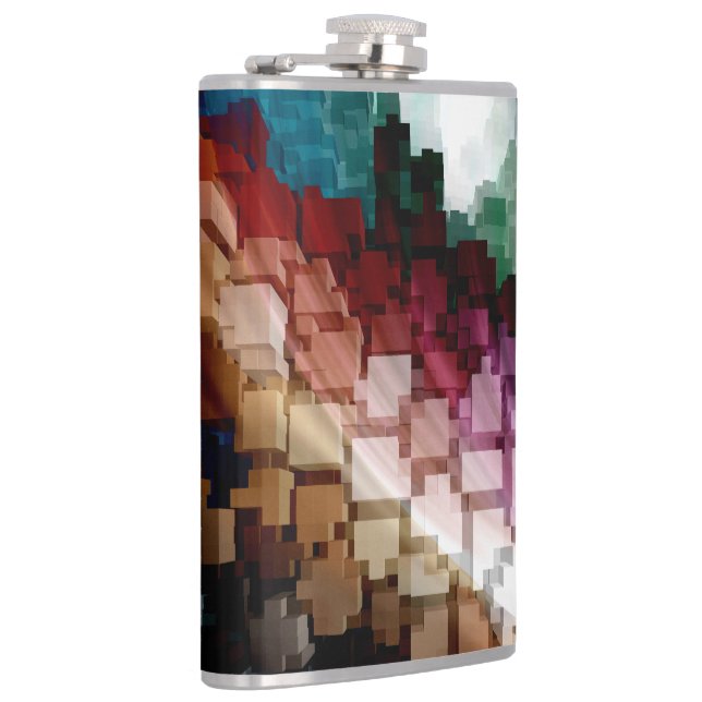 Cube Centric Dark Wind Hip Flask (Right)