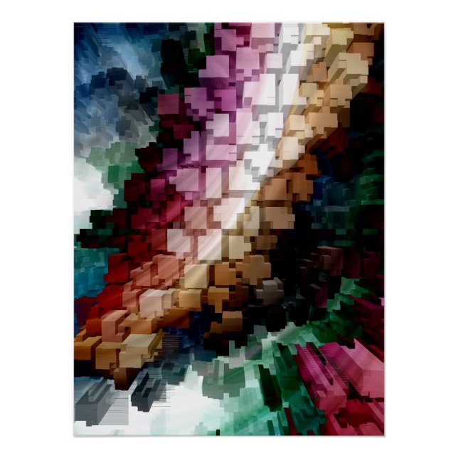 Cube Centric Dark Wind Poster (Front)