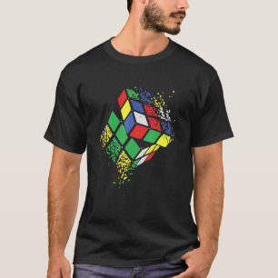 Cube Colourful Awesome Graphic T-Shirt