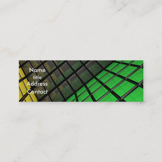 Cube Design - Profile Card (Front)