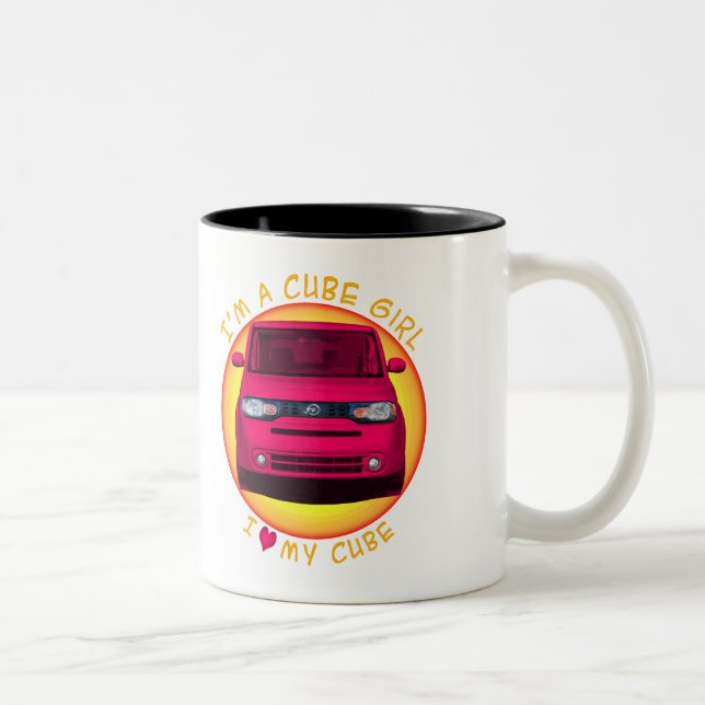 Cube Girl Coffee Mug (Right)