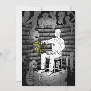 Cube Magic with Monsters Card