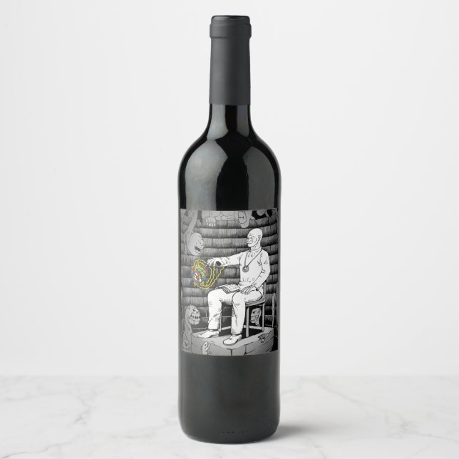 Cube Magic with Monsters Wine Label (Front)