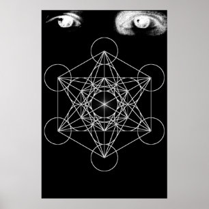 "Cube of Metatron" Poster