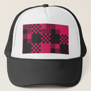 cube square block shape creative trucker hat