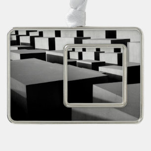 Cubes in Berlin Silver Plated Framed Ornament