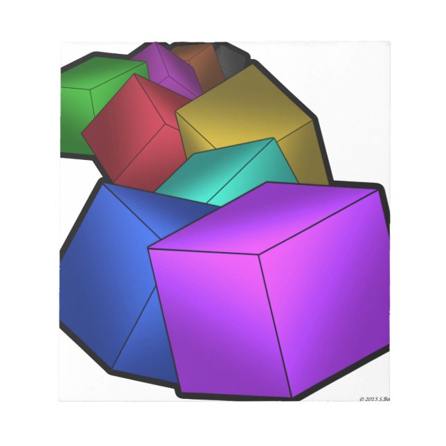 Cubes Notepad (Front)