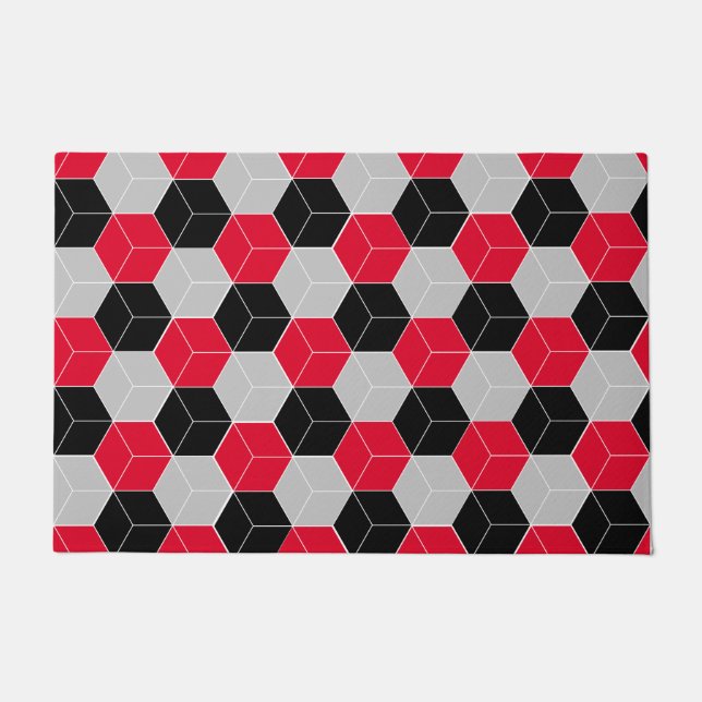 Cubic 3d pattern doormat (Front)