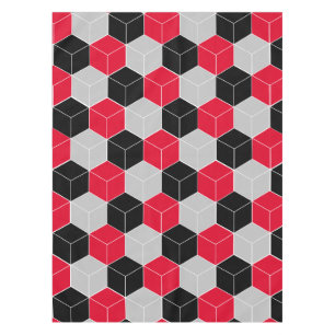 Cubic 3d pattern tablecloth