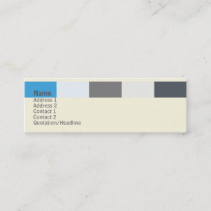 Cubicle - Skinny Mini Business Card
