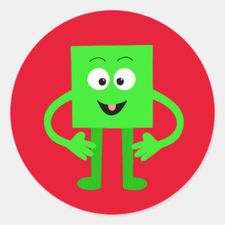 Cubie Cubester Classic Round Sticker