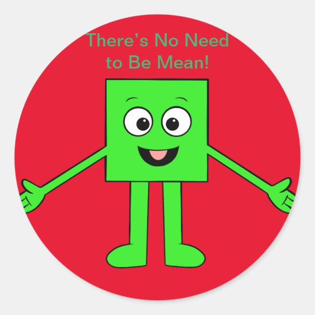 Cubie Cubester  Classic Round Sticker (Front)